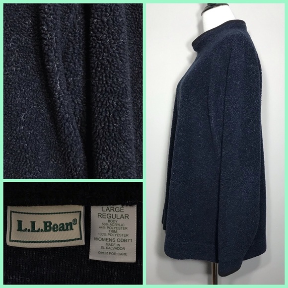 LL Bean Fleece Sweatshirt - Picture 5 of 5